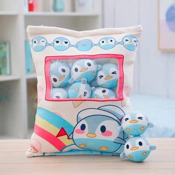 Bag of 8 Mini Penguin Plush Toys – A Waddle of Joy in Every Hug