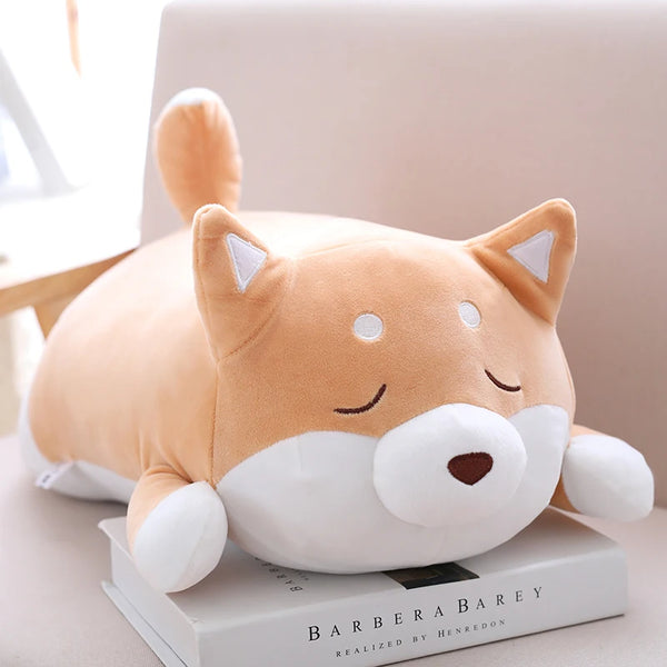 Happy Chuppy Corgi-Dog Plush Toy Stuffed Soft Animal Cartoon Pillow