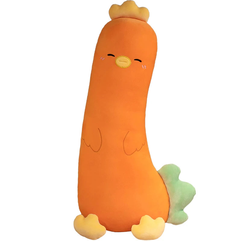 Long Giant Soft Stuffed Plants Vegetables Mushroom Eggplant Broccoli Carrot Chicken Cosplay Toys