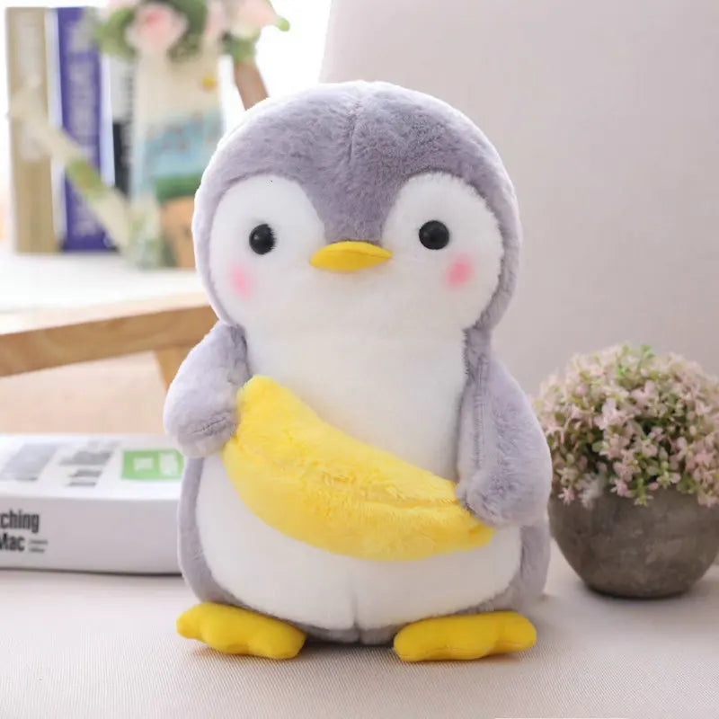 Creative Cudding Fruit Penguin Plush Stuffed Toys Cute Couple Penguin Plush