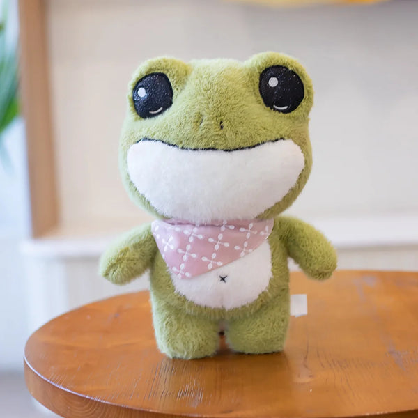 Cute Big Eyes Frog Plush Toy Stuffed Animals Soft Sweater