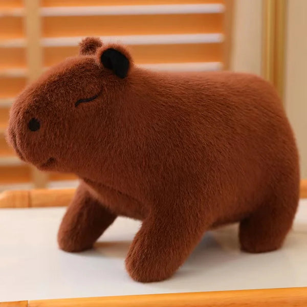 Cartoon Capybara Plush Toy – Soft Stuffed Animal Doll for Kids’ Holiday & Birthday Gifts
