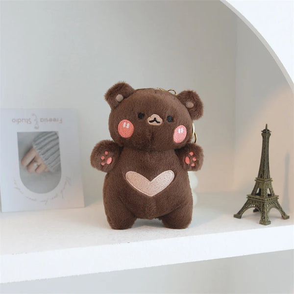 Kawaii Magic Starry Wings Sheep Plushie Keychain – Small Animal Pendant Plush for Bags & Gifts