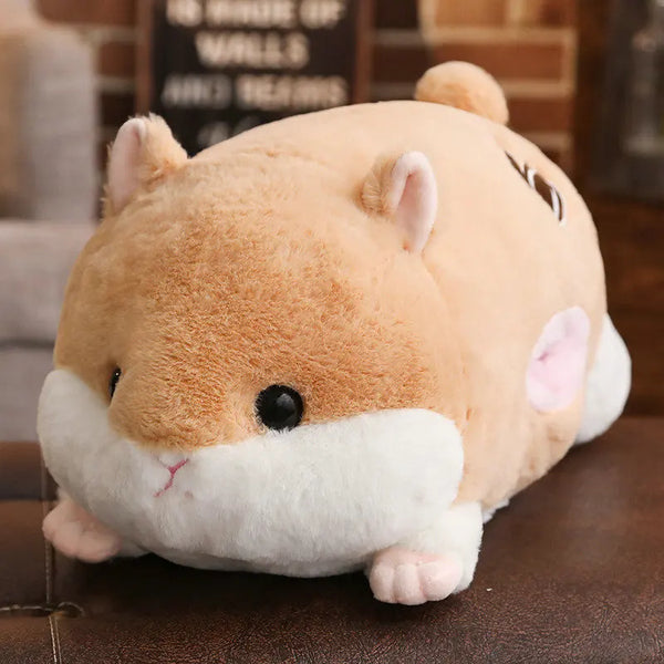 Big Size Doll Cartoon Hamster Plush Toy Soft Stuffed Animals Pillow