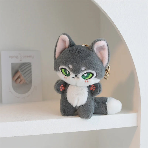 Kawaii Magic Starry Wings Sheep Plushie Keychain – Small Animal Pendant Plush for Bags & Gifts