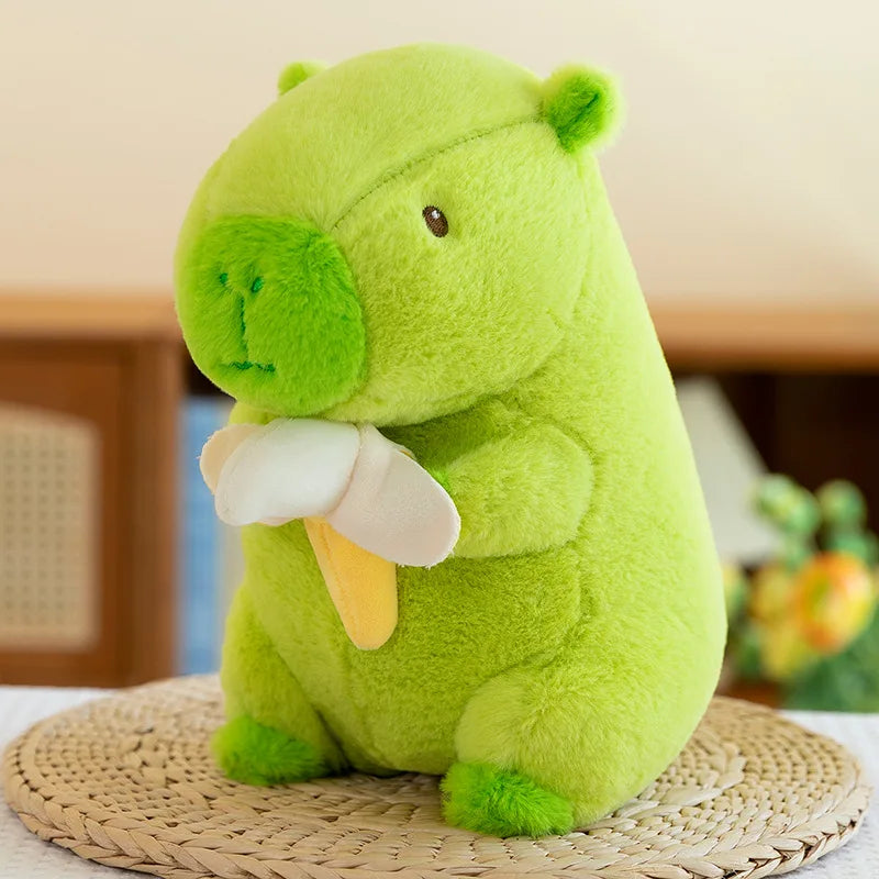 Cute Capybara Plush Toy with Stretchable Snot Simulation Animal Plush Plush Toy