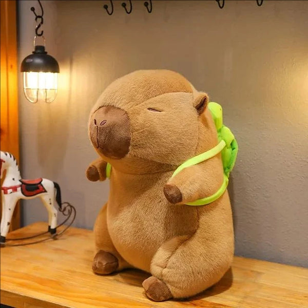 Cute Capybara Plush Toy with Stretchable Snot Simulation Animal Plush Plush Toy