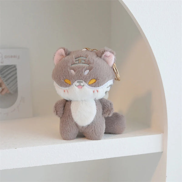 Kawaii Magic Starry Wings Sheep Plushie Keychain – Small Animal Pendant Plush for Bags & Gifts