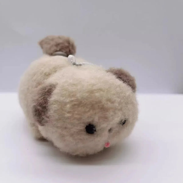 Chill-Out Puppy Dog Plush Toy Tiny Tail-Wagging Joy in Your Pocket