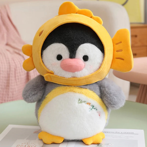 Adorable Cartoon Penguin Plush Pillow – Cute Penguin Doll for Kids