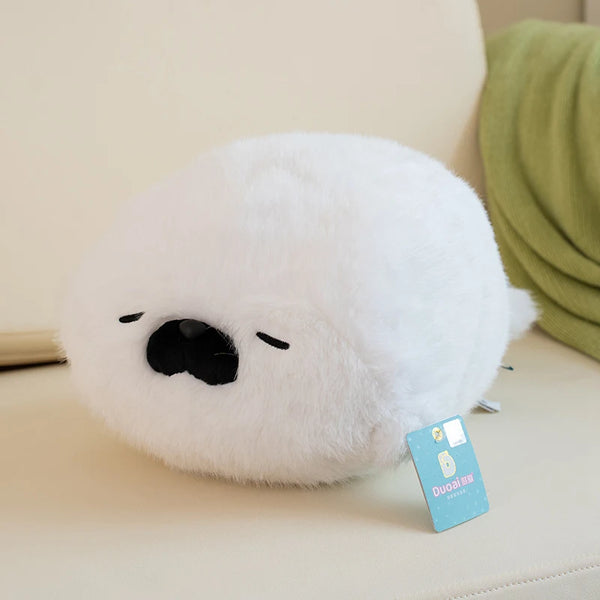 Cartoon Earphone Seal Sea Otter Plush – A Round Bundle of Joy