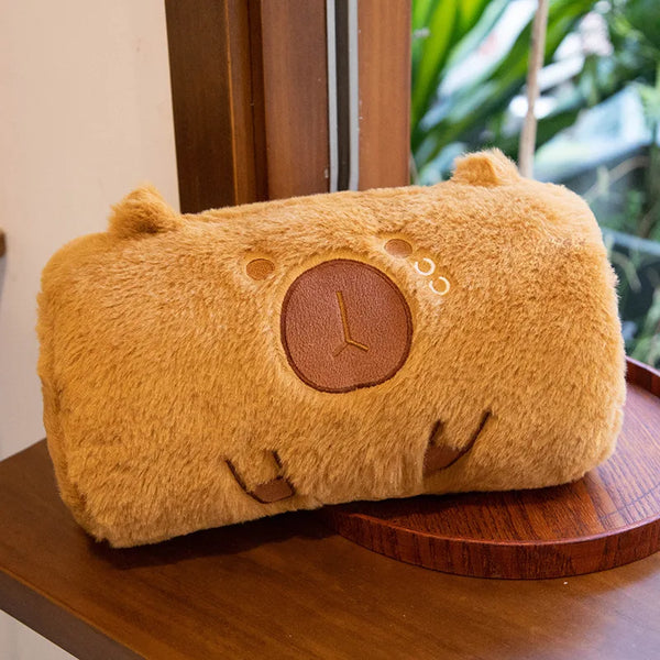 Capybara Hand Warmer Pillow Super Soft Keep Warm in Winter Comfy Stuffed Animal Cartoon Dolls