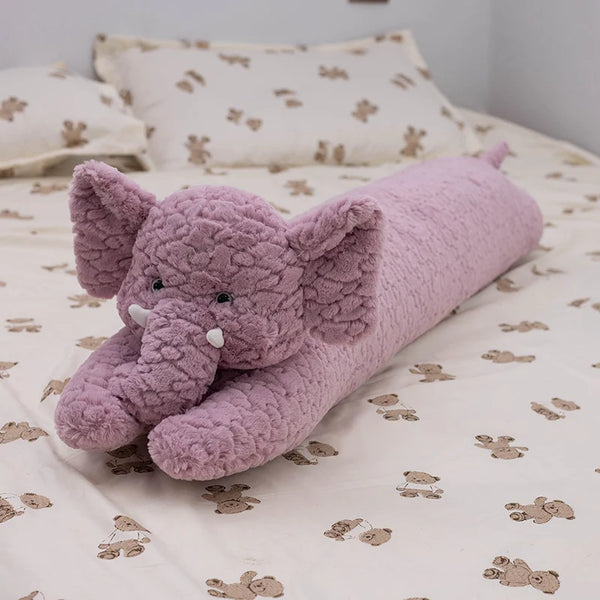 Kawaii Long Giant Curly Animal Bunny Plush Pillow – Soft Sleep Companion for Kids and Home Decor