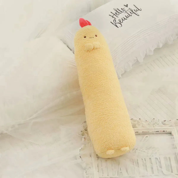 Cute Sumikko Gurashi Plush Toy Pendant Shrimp Long Body Tempura Pillow