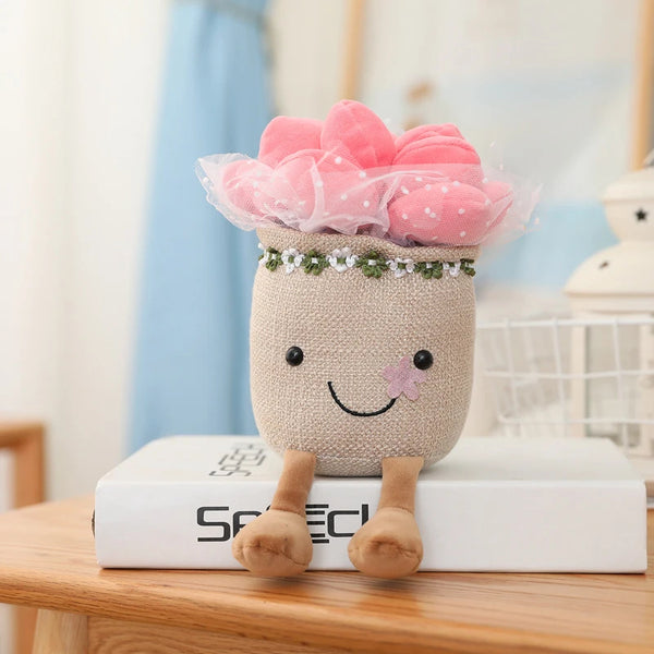 25-35cm Cute Plants Series Plush Toy Lifelike Tulip Mushroom Bluebell Flowers Dolls Stuffed Soft Kids Toys Kawaii Room Decor