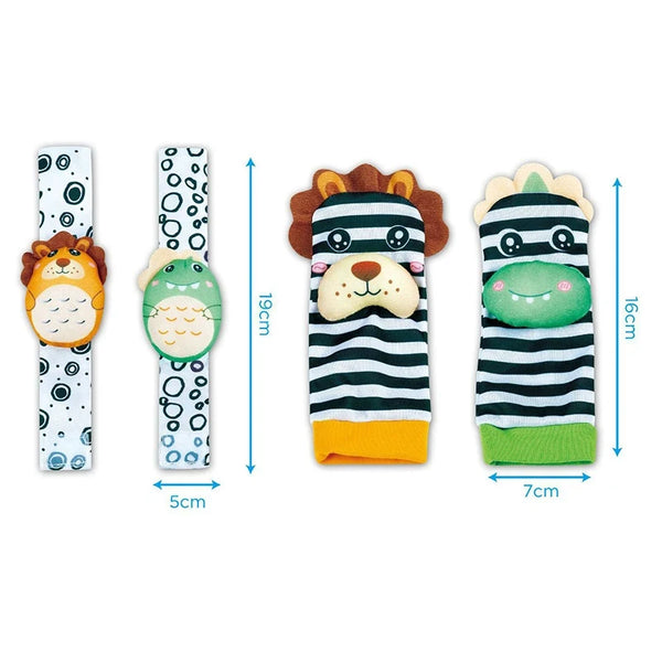 Baby Foot Toys with Rattles: The Sweetest Steps to Smiles and Sensory Fun