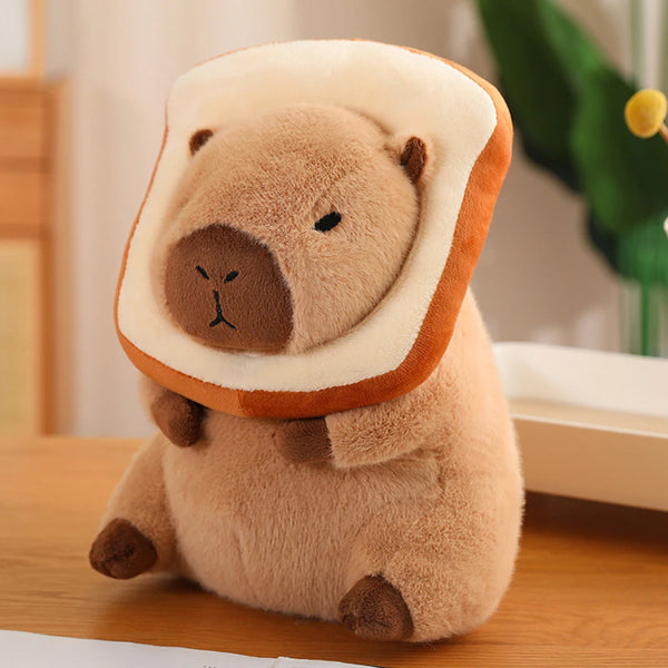 Kawaii Capybara Plush Toy Lovely Capybara Turn to Dinosaur Rabbit Stuffed Doll