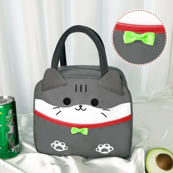 Cartoon Lunch Bag Kawaii Duck Thick Thermal Food Storage Bags