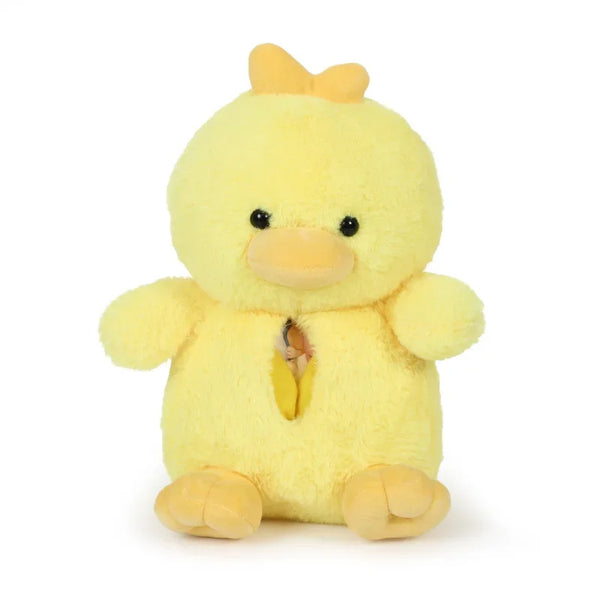 Car Tissue box plush cute cartoon bear duck seat back hanging drawer cover
