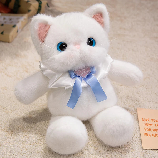 Cute 4-Colour Cat Plush Doll – A Dreamy Companion for Sweet Dreams