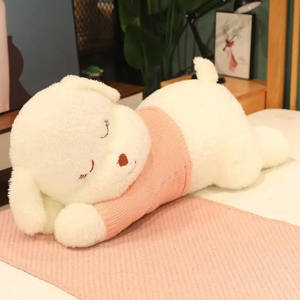 Lovely Giant Size Lying Dog Plush Toy – Soft Stuffed Animal Pillow Gift for Kids