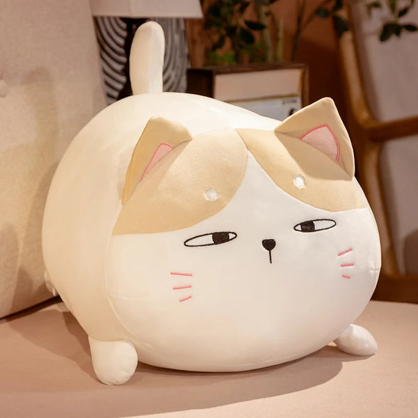 Fat Soft Cute Cat Plush Toy – Kawaii Sleeping Pillow