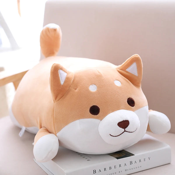 Happy Chuppy Corgi-Dog Plush Toy Stuffed Soft Animal Cartoon Pillow