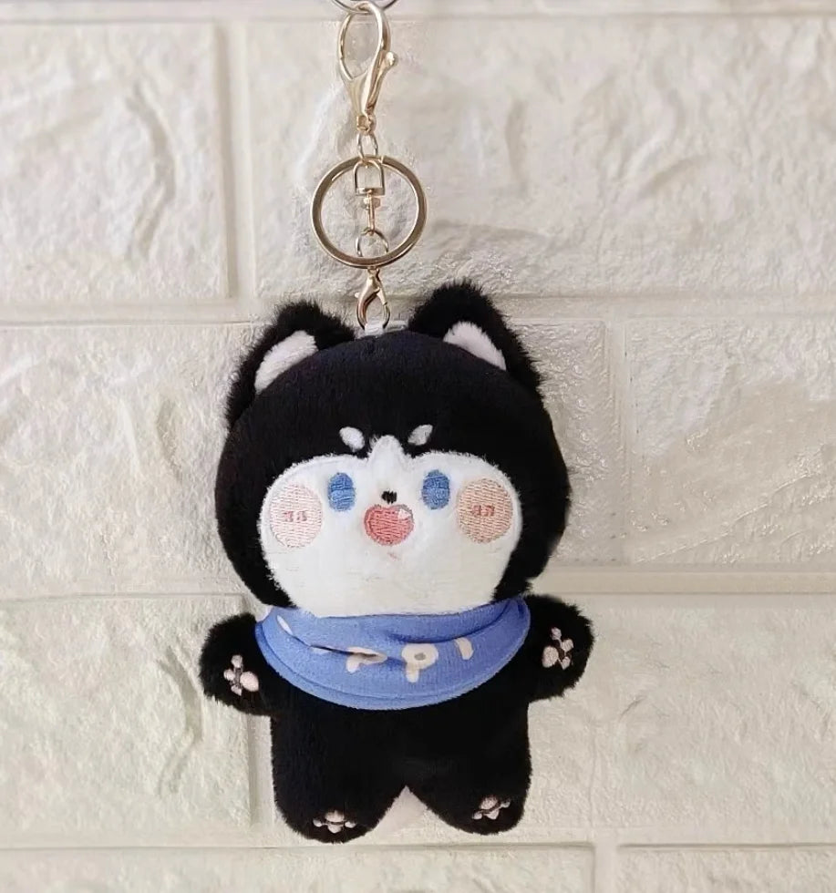 Kawaii Magic Starry Wings Sheep Plushie Keychain – Small Animal Pendant Plush for Bags & Gifts