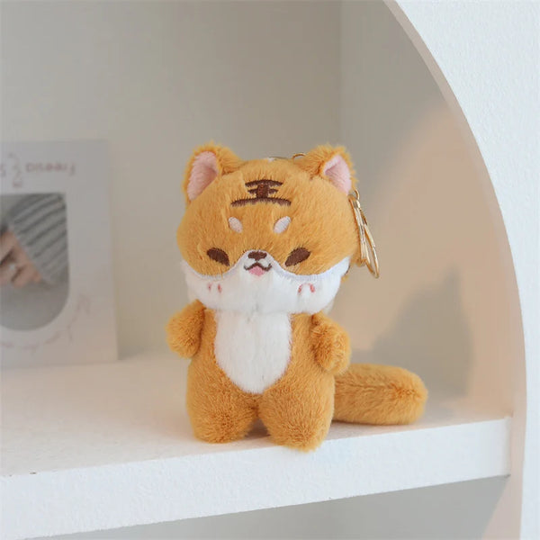 Kawaii Magic Starry Wings Sheep Plushie Keychain – Small Animal Pendant Plush for Bags & Gifts