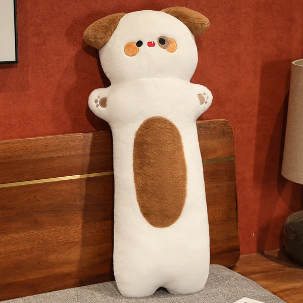 Kawaii Puppy Dog Doll Plush Toy Long Soft Fluffy Doggy Cartoon Animal Toy