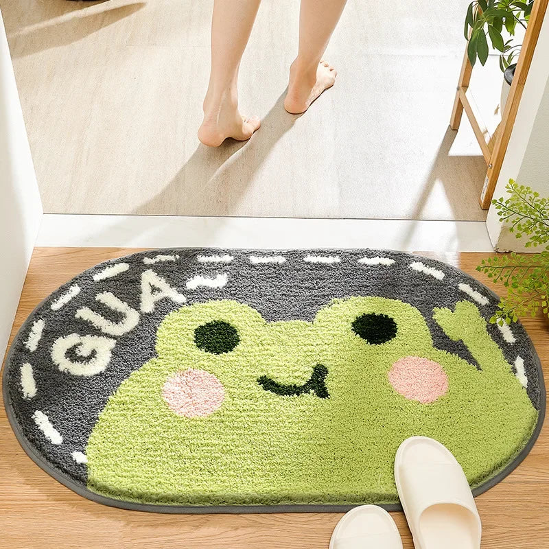 Bring a Splash of Cuteness to Your Bathroom Floor