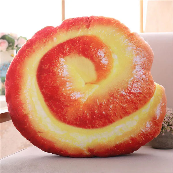 Bread Pillow many kinds Realistic Food Cushion Plush Toy Soft Stuffed Doll Delicious
