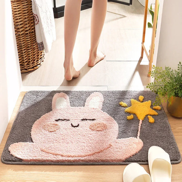 Bring a Splash of Cuteness to Your Bathroom Floor