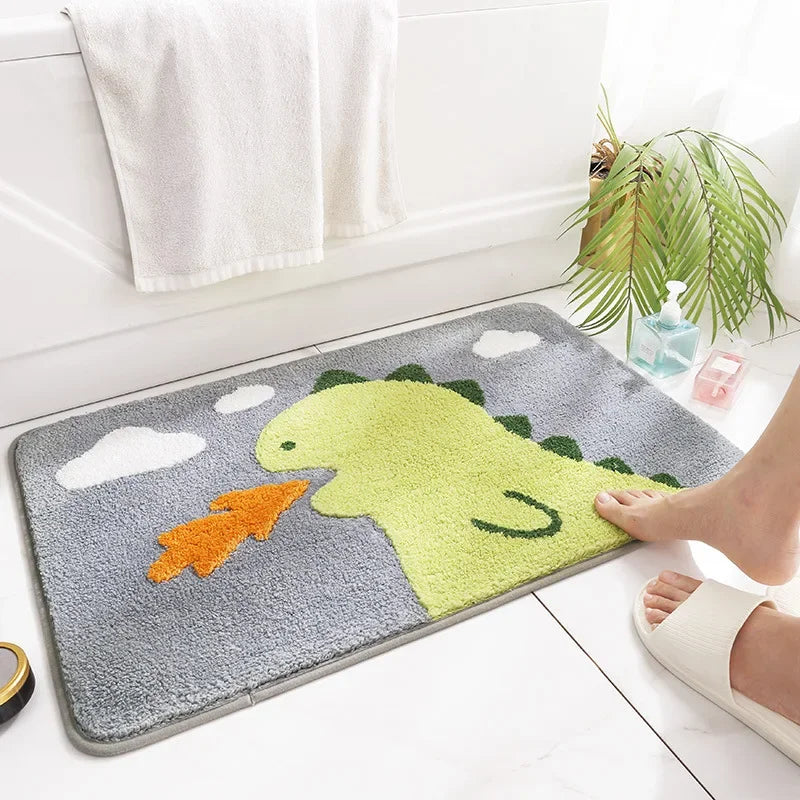 Bring a Splash of Cuteness to Your Bathroom Floor