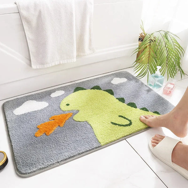 Bring a Splash of Cuteness to Your Bathroom Floor