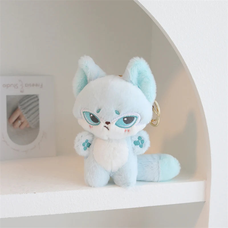 Kawaii Magic Starry Wings Sheep Plushie Keychain – Small Animal Pendant Plush for Bags & Gifts