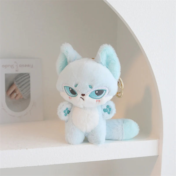 Kawaii Magic Starry Wings Sheep Plushie Keychain – Small Animal Pendant Plush for Bags & Gifts