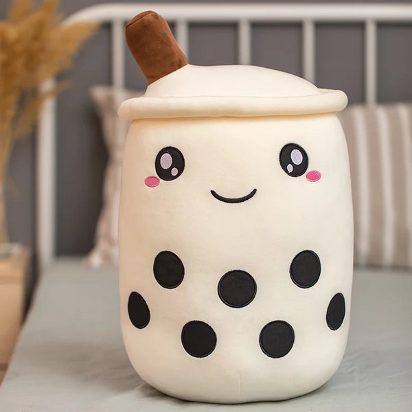 Boba Plushies Mini Dolls in a Boba Cup Can Flip Boba Tea Toy Many Size Boba Tea