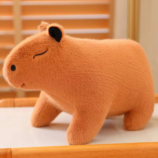 Cartoon Capybara Plush Toy – Soft Stuffed Animal Doll for Kids’ Holiday & Birthday Gifts