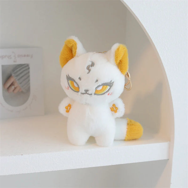 Kawaii Magic Starry Wings Sheep Plushie Keychain – Small Animal Pendant Plush for Bags & Gifts