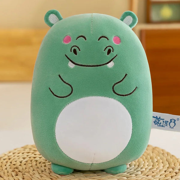 Cartoon Animated Small Animals Kawaii Short Plush Owl Koala Fox Rabbit Kitten Plush Doll Children's Birthday Christmas Gift