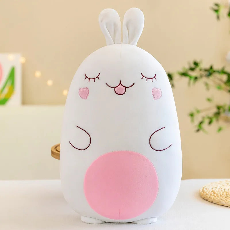 Cartoon Animated Small Animals Kawaii Short Plush Owl Koala Fox Rabbit Kitten Plush Doll Children's Birthday Christmas Gift