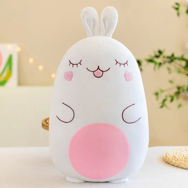 Cartoon Animated Small Animals Kawaii Short Plush Owl Koala Fox Rabbit Kitten Plush Doll Children's Birthday Christmas Gift