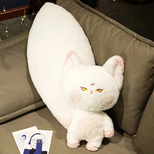 Big Tail Fox Plush Doll – Kawaii Dudu Fox Pillow for Girls and Gifts