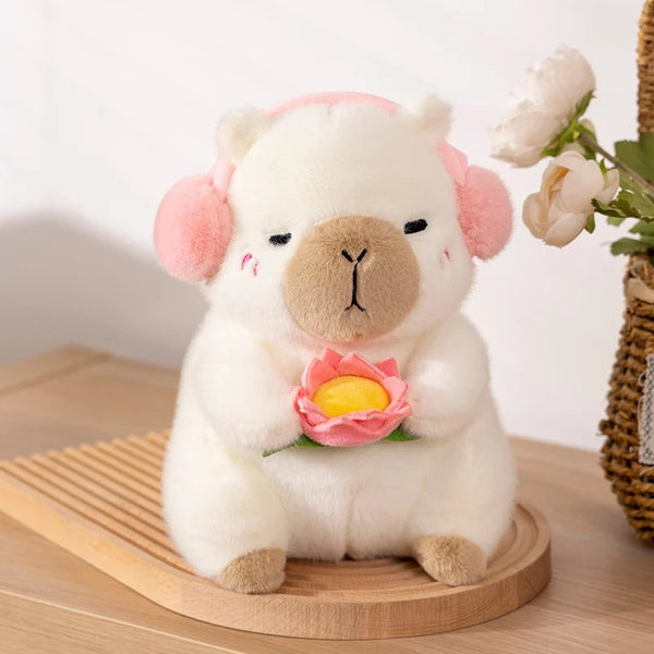 Capybara Cosplay Plush Series – Strawberry, Turtle, Poop, Hamburger