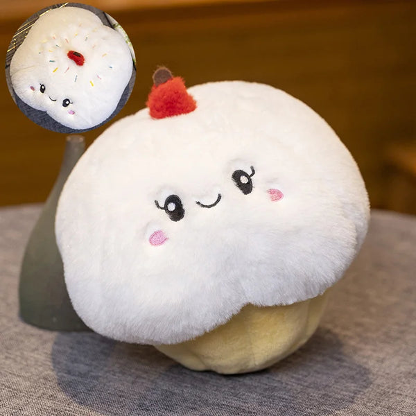 Stuffed Cake Plushie Strawberry Fruit Muffin Shape Plush