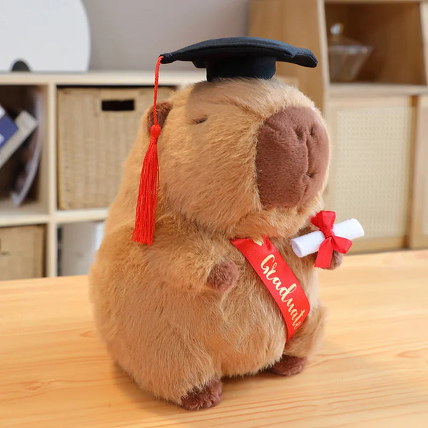 Capybara Cosplay Plush Series – Strawberry, Turtle, Poop, Hamburger