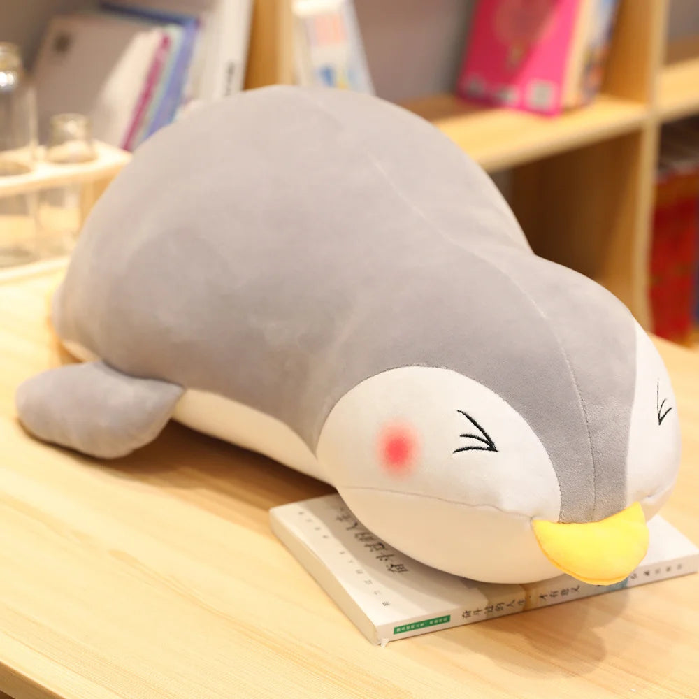 Super Soft Lying Penguin Plush Toys Stuffed Cute Animal Children Lovely Cartoon Pillows