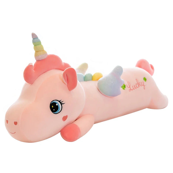 Giant Kawaii Unicorn Plush Toys Soft Stuffed Dolls Animal Horse Sleeping Pillow