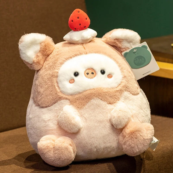 Adorable Soft Cake Pig Plush Doll – A Sweet Slice of Cuteness